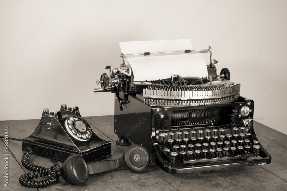 A Vintage Typewriter / source: Adobe stock photos